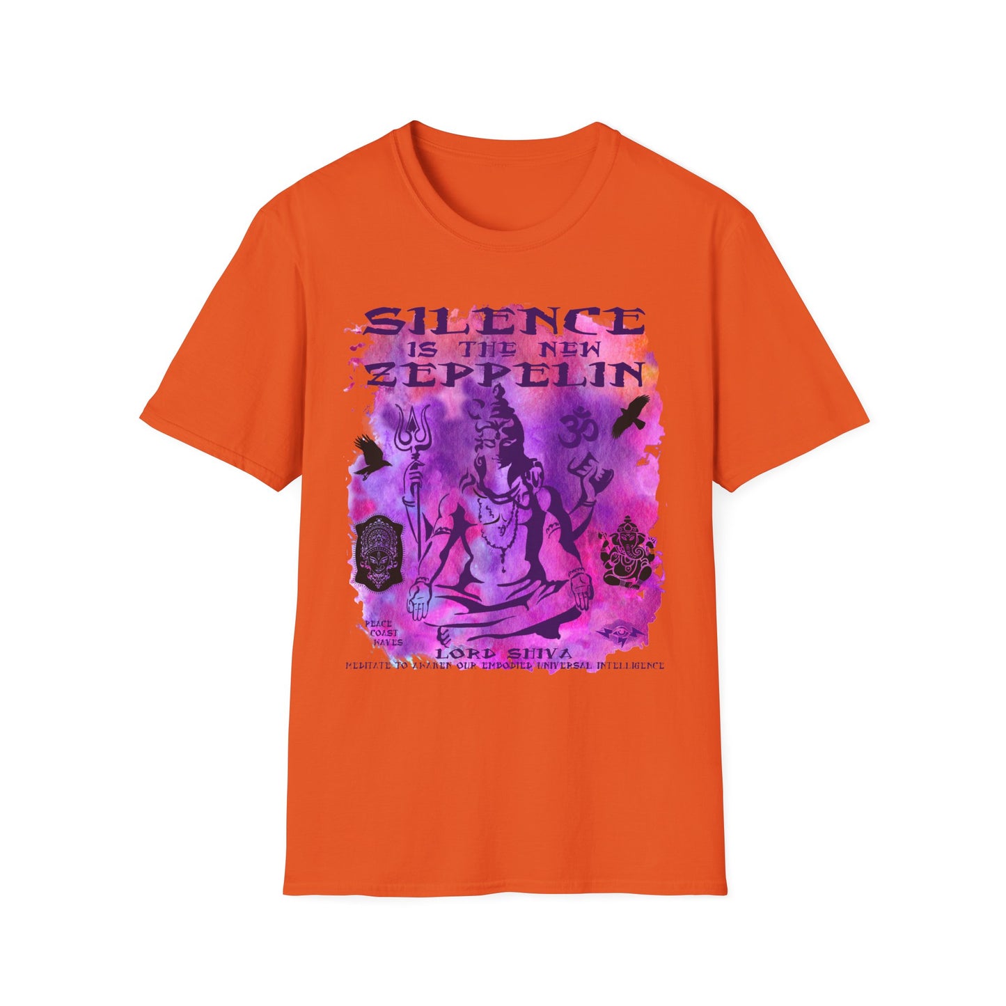 SILENCE IS THE NEW ZEPPELIN - LORD SHIVA T-shirt