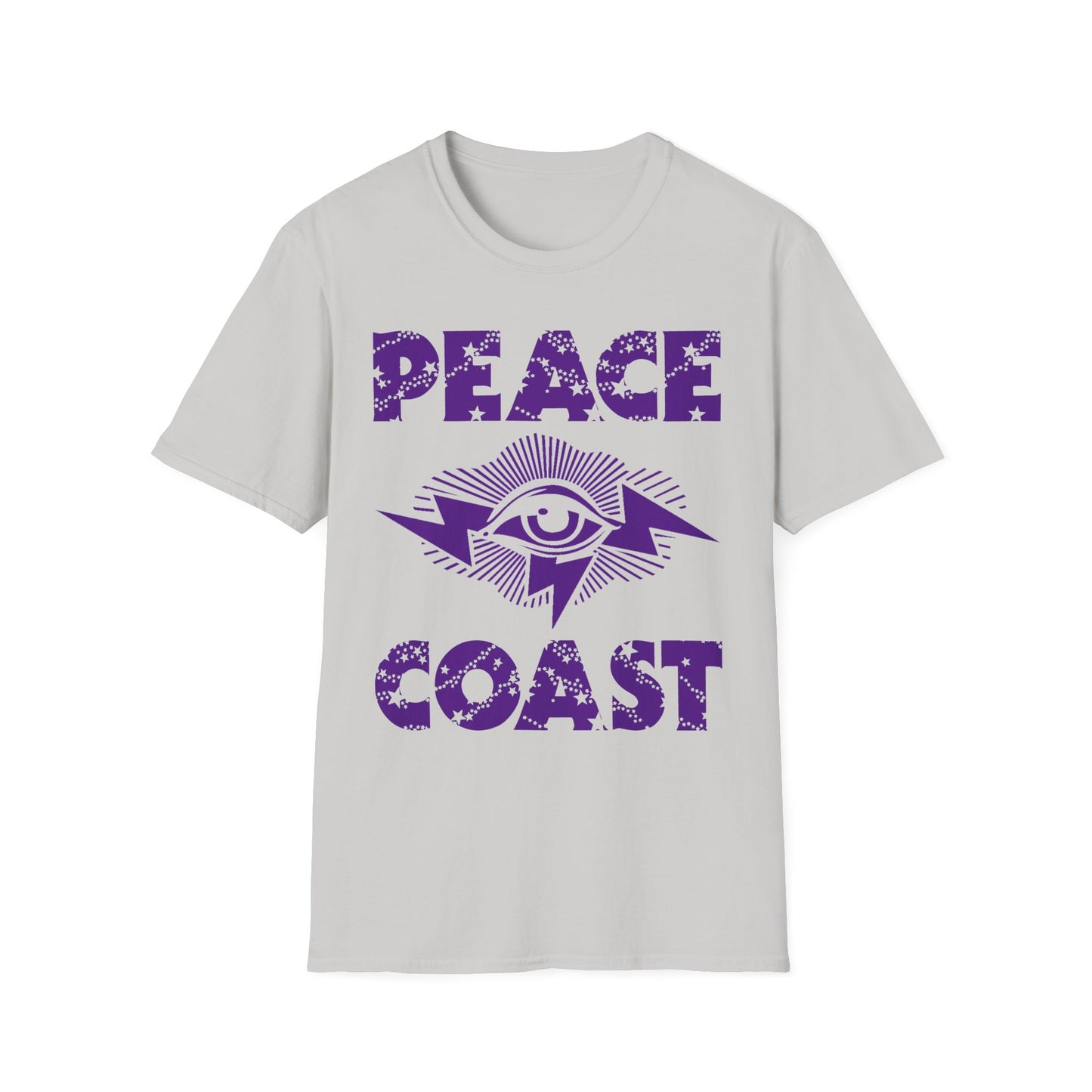 PEACE COAST LOGOS EYE Lightning Energy + Third Eye Consciousness STARS