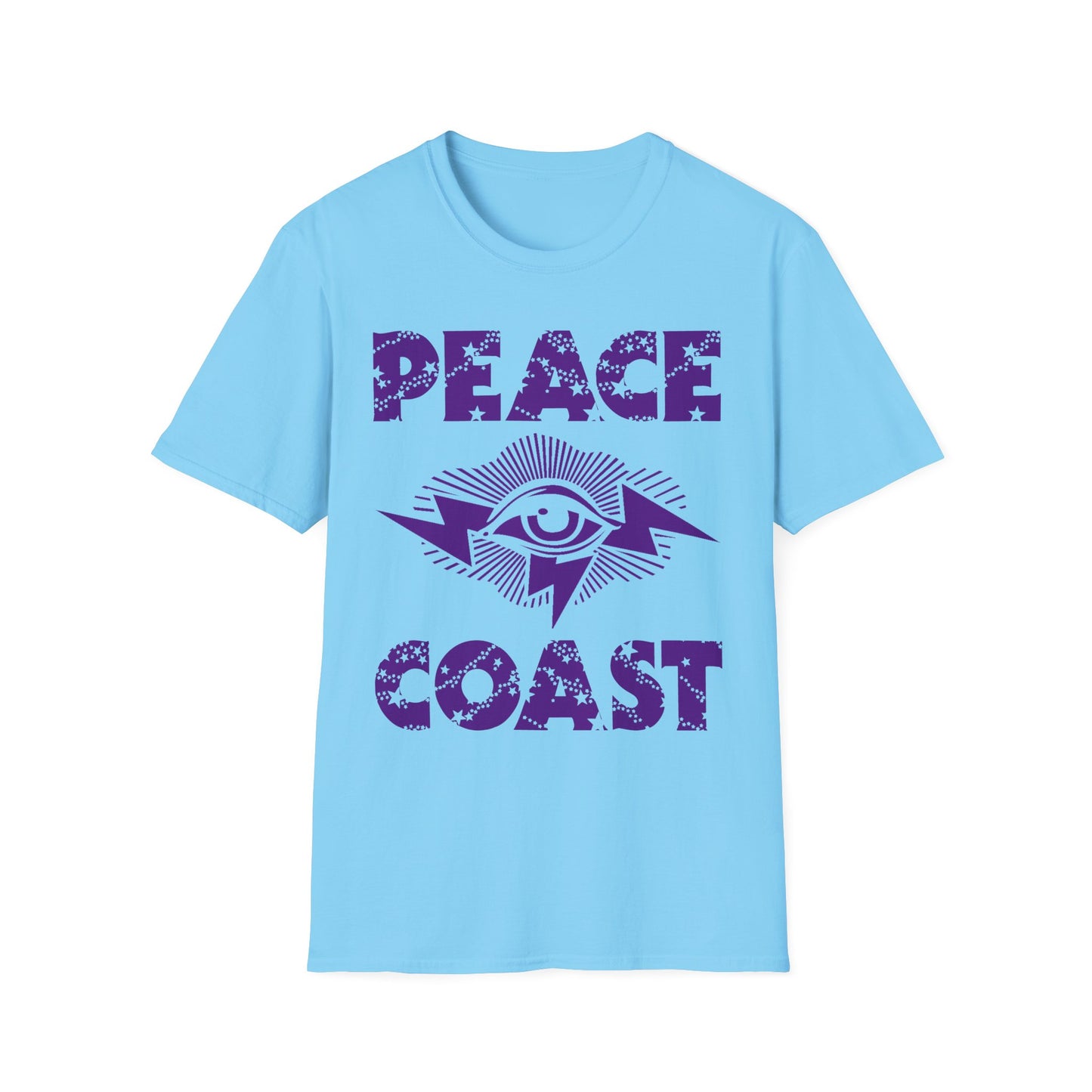 PEACE COAST LOGOS EYE Lightning Energy + Third Eye Consciousness STARS