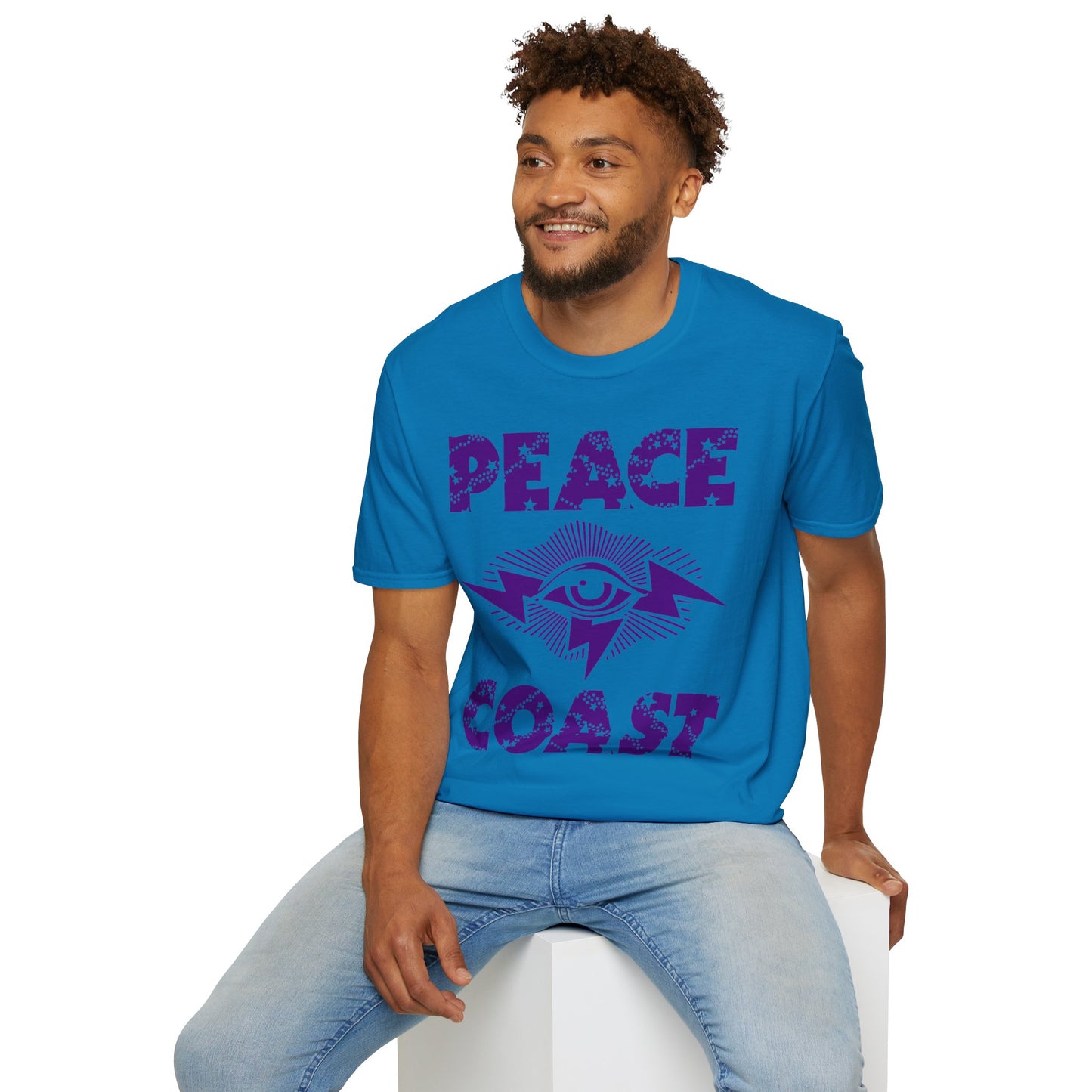 PEACE COAST LOGOS EYE Lightning Energy + Third Eye Consciousness STARS