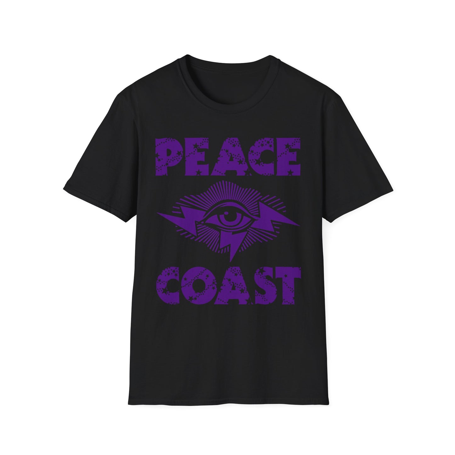 PEACE COAST LOGOS EYE Lightning Energy + Third Eye Consciousness STARS