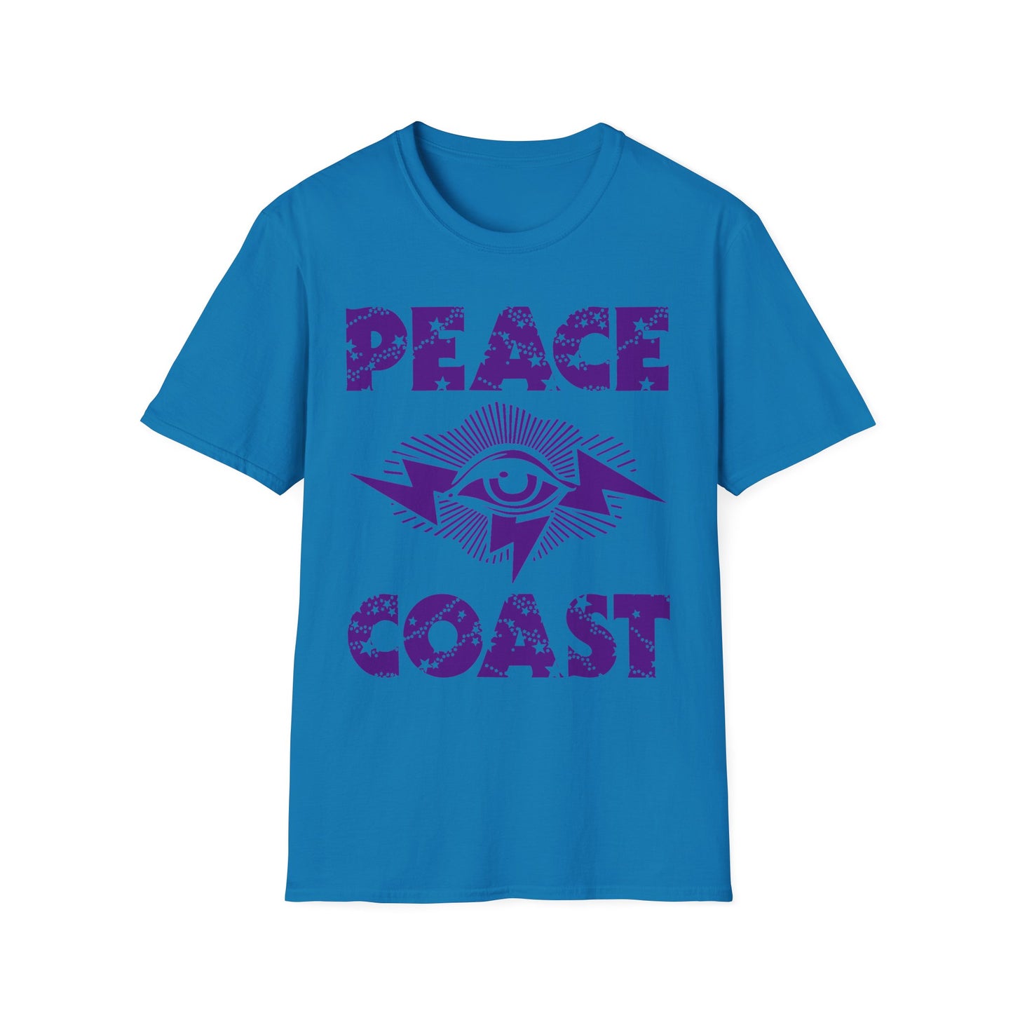 PEACE COAST LOGOS EYE Lightning Energy + Third Eye Consciousness STARS