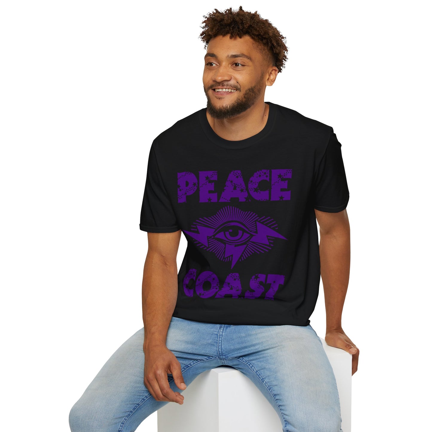 PEACE COAST LOGOS EYE Lightning Energy + Third Eye Consciousness STARS