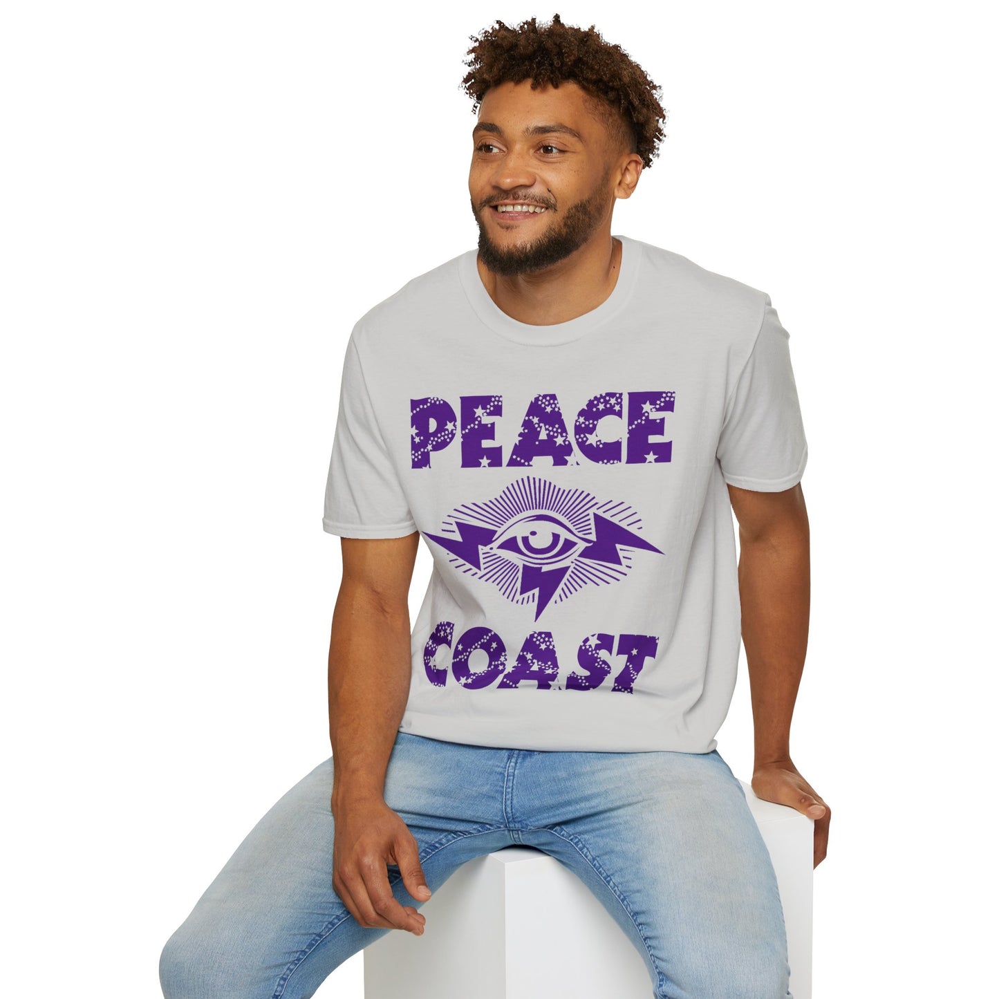 PEACE COAST LOGOS EYE Lightning Energy + Third Eye Consciousness STARS