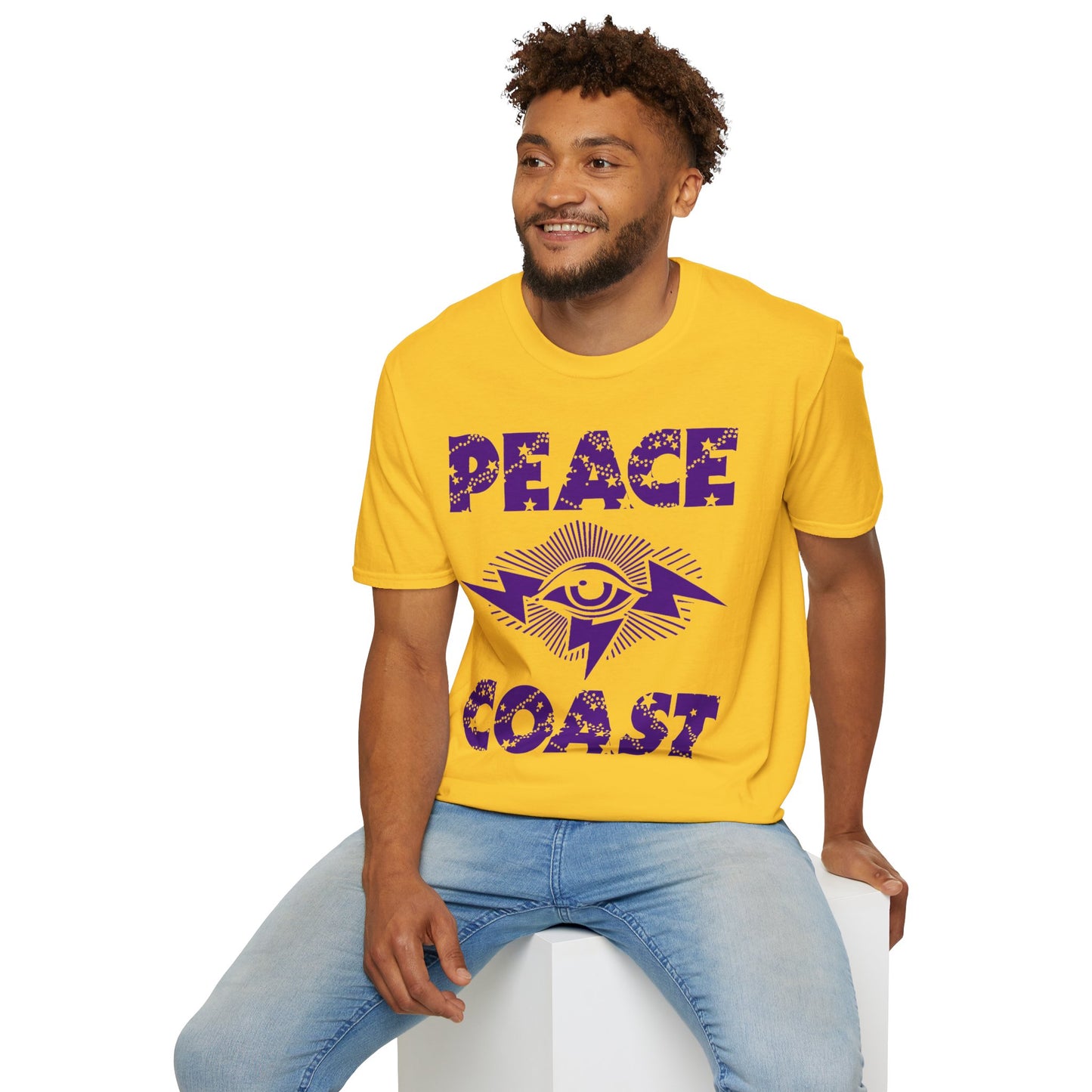 PEACE COAST LOGOS EYE Lightning Energy + Third Eye Consciousness STARS