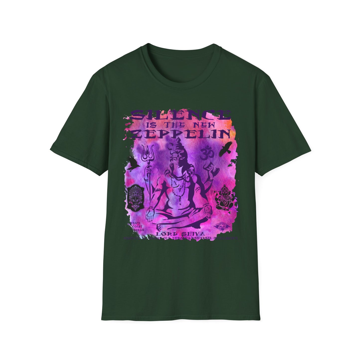 SILENCE IS THE NEW ZEPPELIN - LORD SHIVA T-shirt