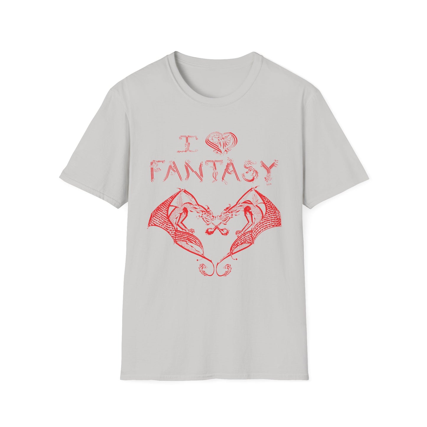 I Love Fantasy - Twin Baby Dragon Heart! T shirt - NEFF edition lol