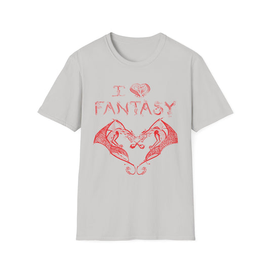I Love Fantasy - Twin Baby Dragon Heart! T shirt - NEFF edition lol