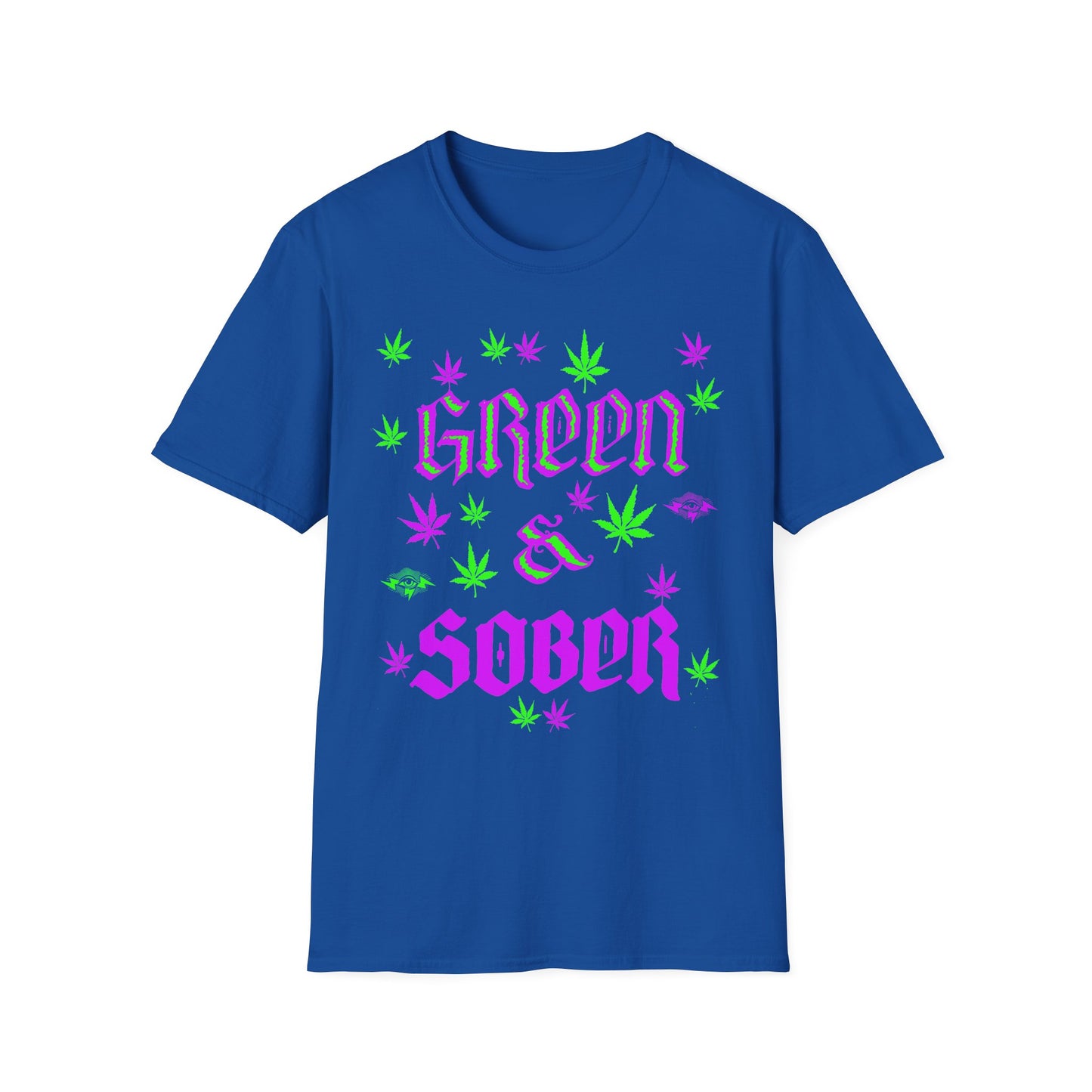 GREEN & SOBER LIFE T - WE LOVE U MJ