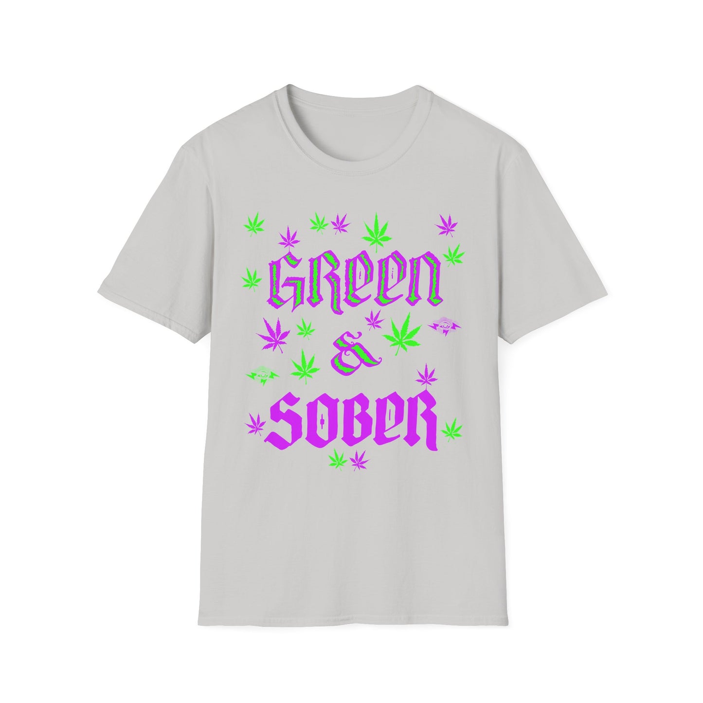GREEN & SOBER LIFE T - WE LOVE U MJ